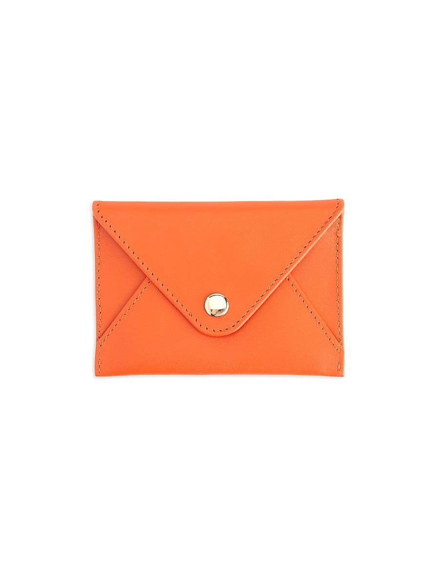 Envelope Style Business Card Holder - Orange