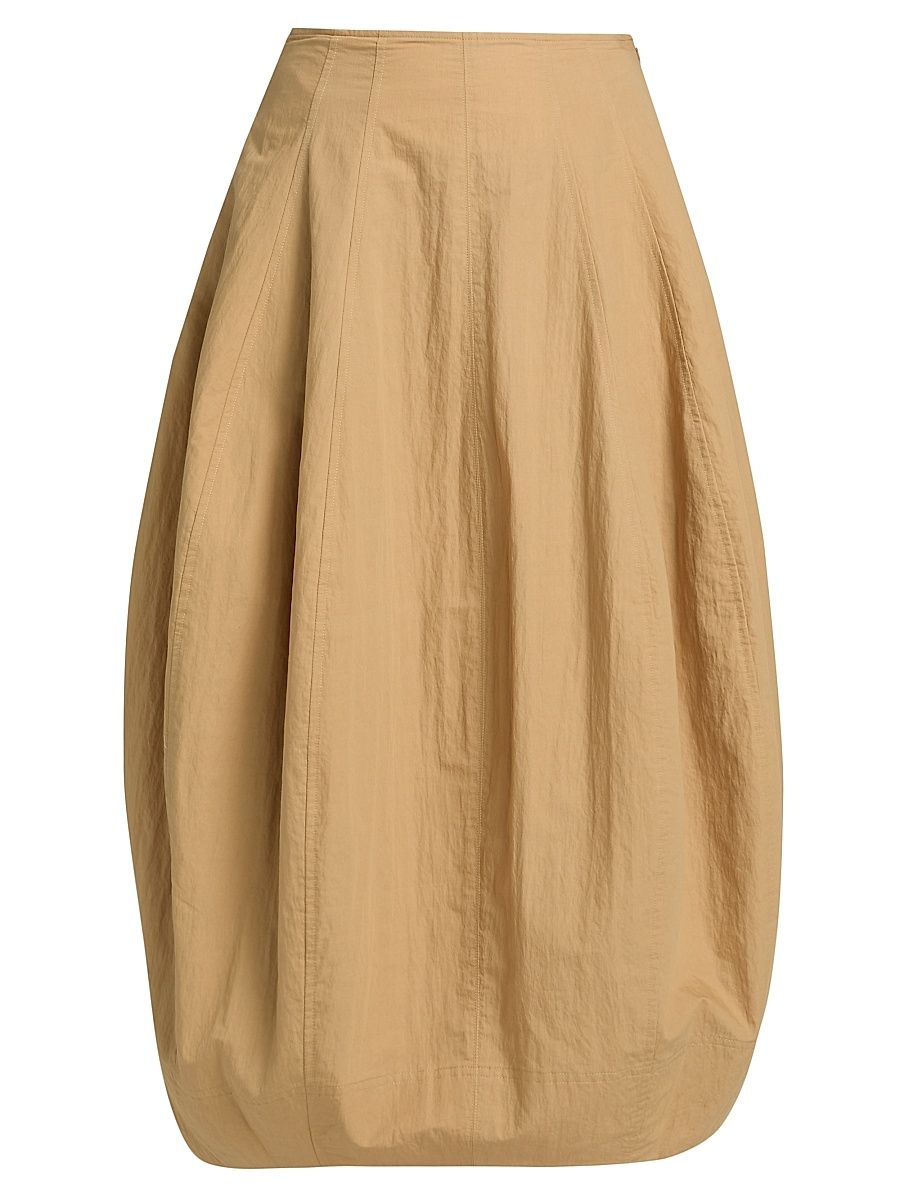 Women's Veda Cotton-Blend Maxi Skirt - Sand Dune - Size 14