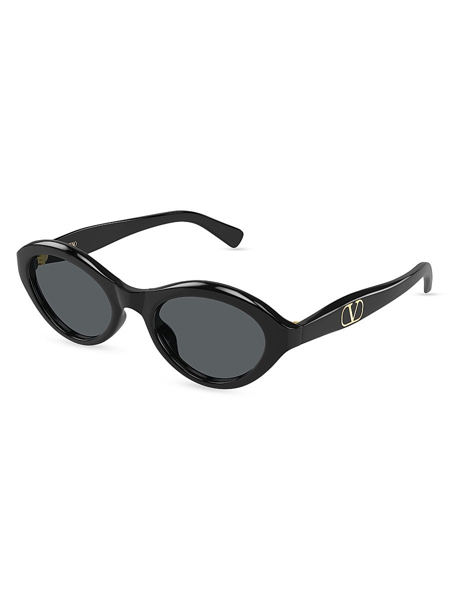 Women's Dauphin 52MM Cat-Eye Sunglasses - Black