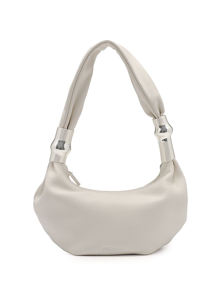 Women's Mealea Leather Shoulder Bag - Antique White
