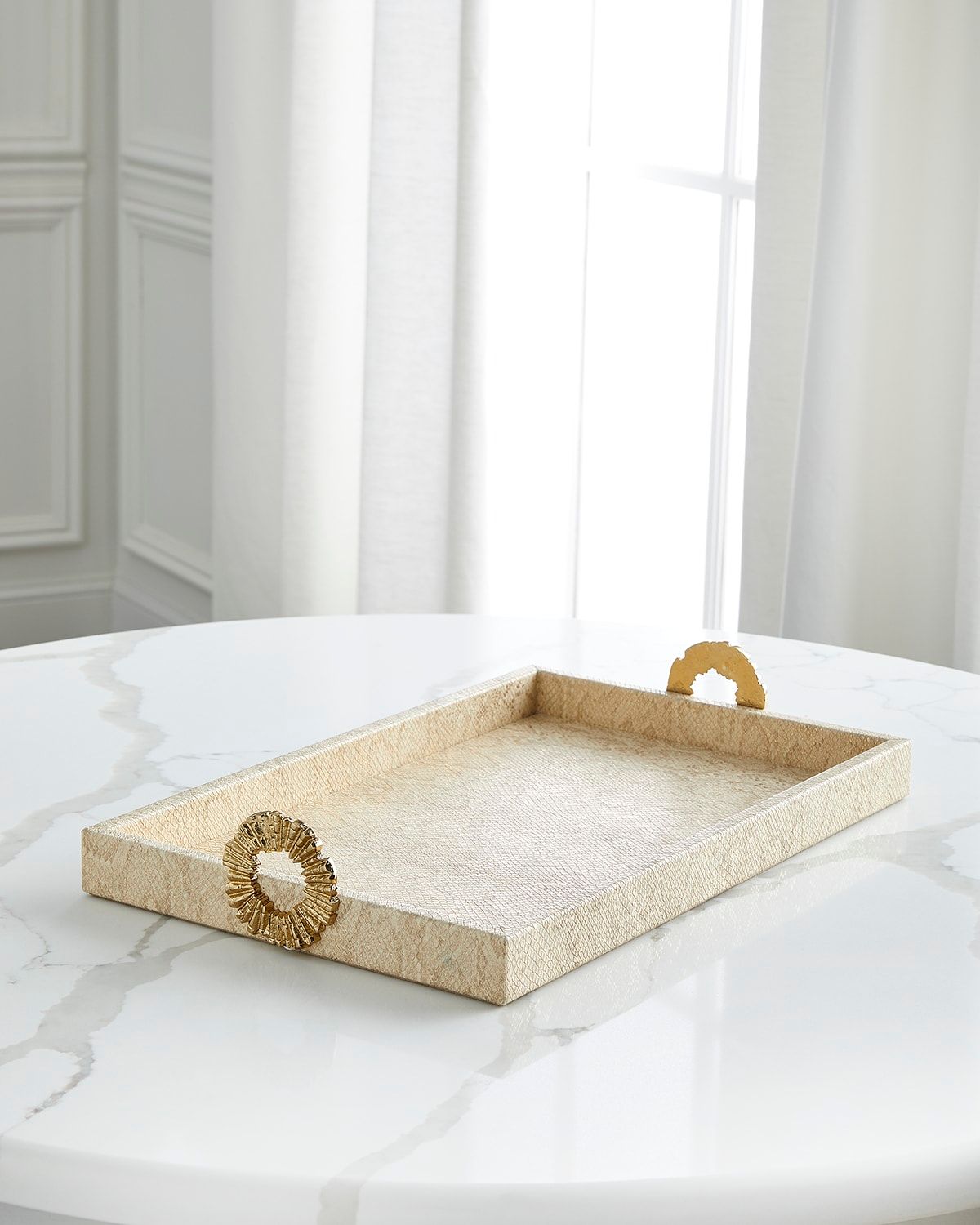 Dazzle Vegan Snakeskin Tray