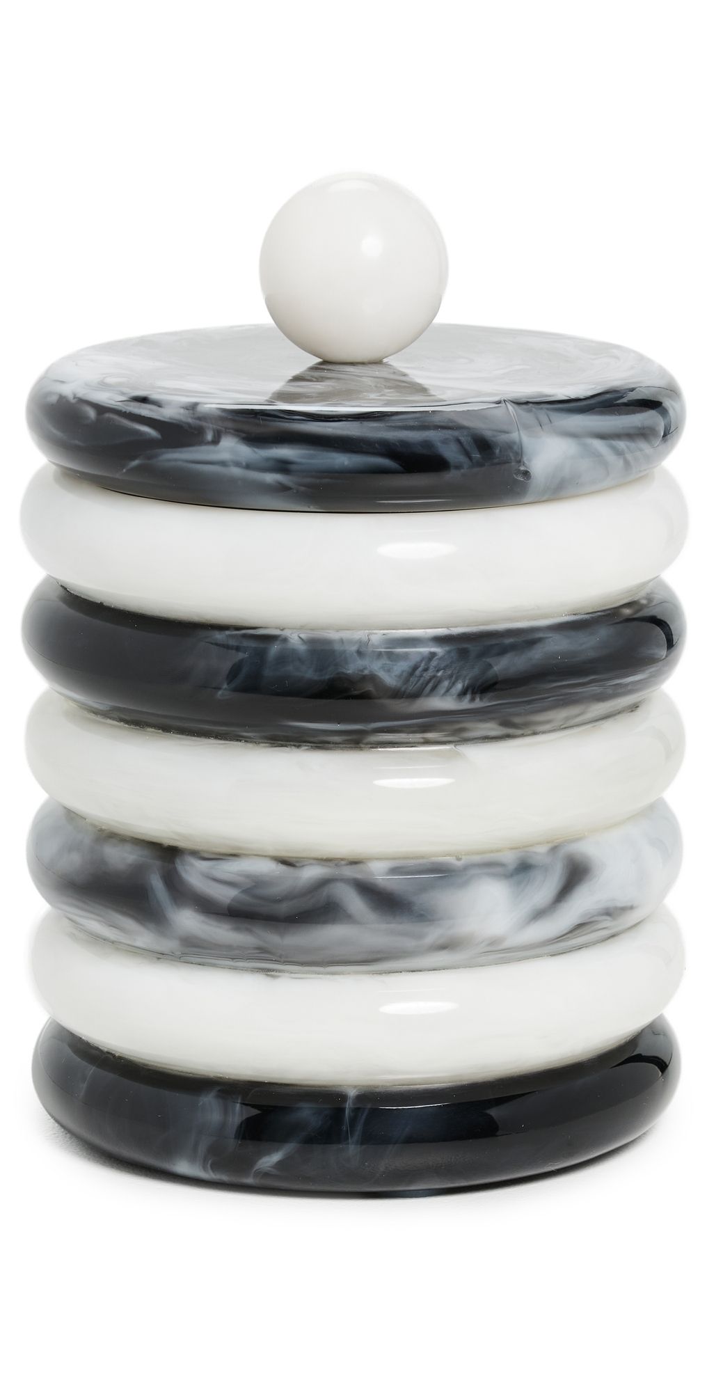 Jonathan Adler Como Ice Bucket Black/White One Size