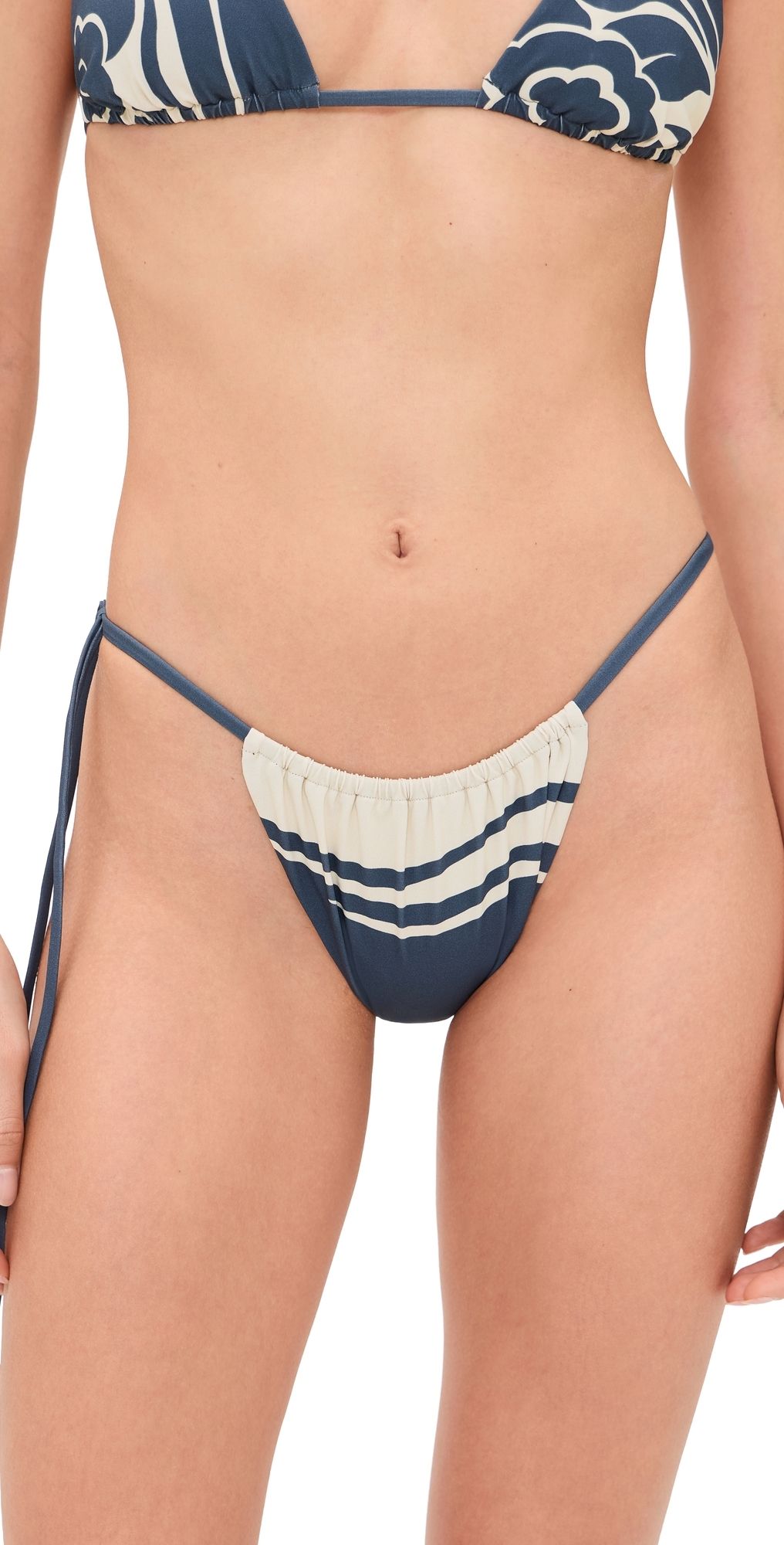 SIR. Lilou String Briefs Liora Charcoal Blue 1