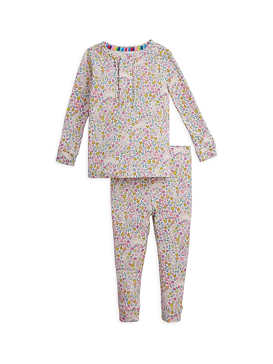 Baby Girl's, Little Girl's & Girl's Bunny Blossom Modal Pajamas - Bunny - Size 9 Months