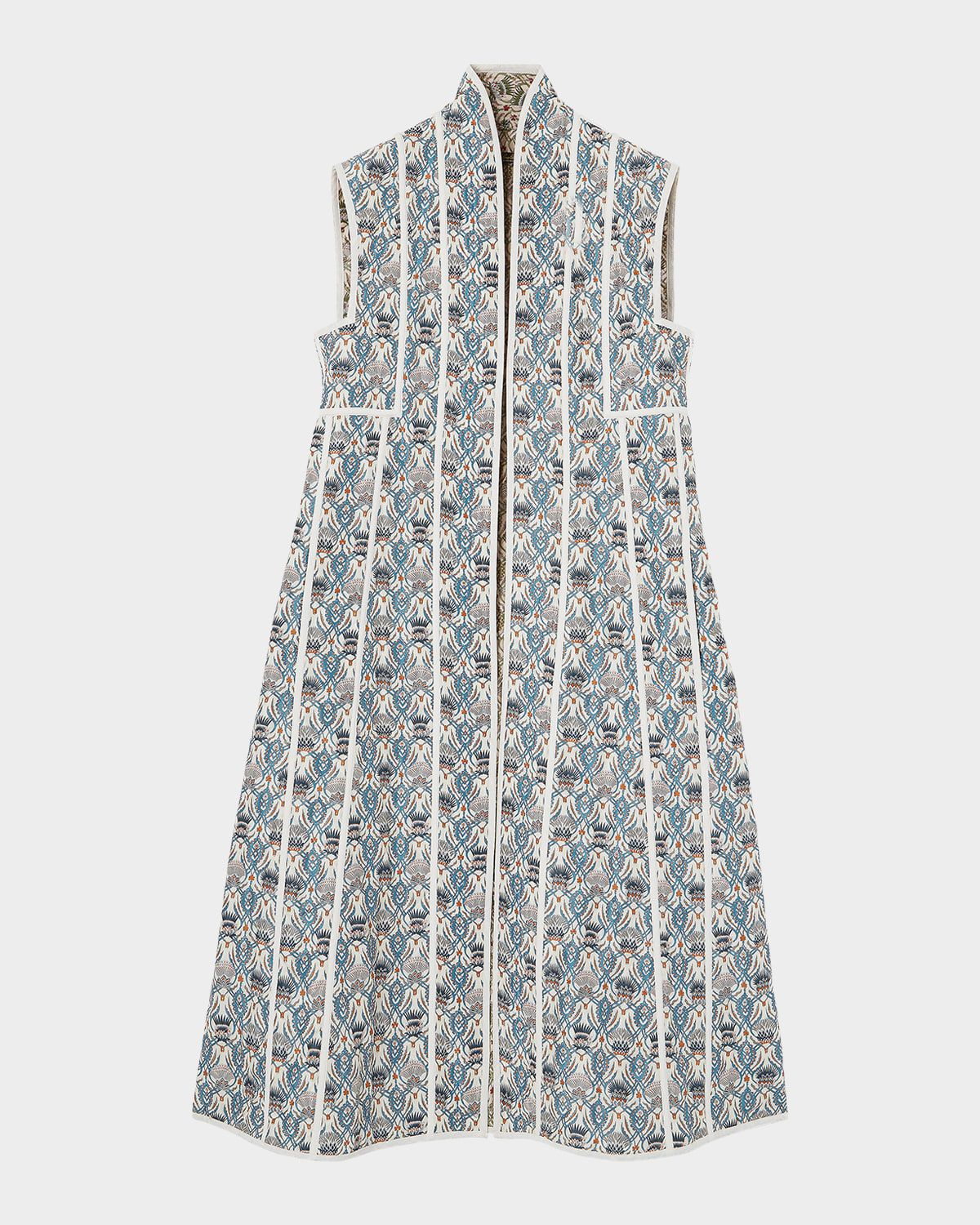 Veneziano Silk Long Vest