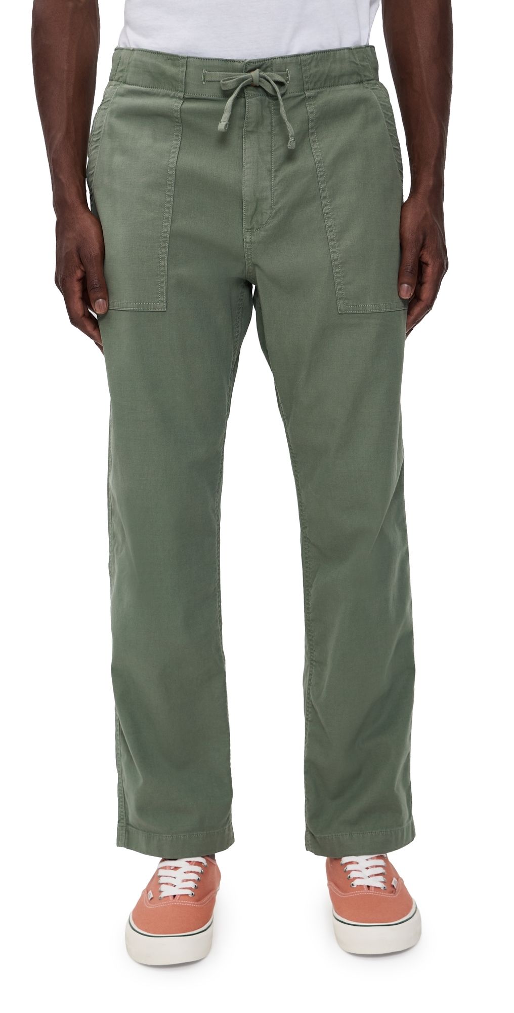 Faherty Dune Utility Pants Desert Olive M