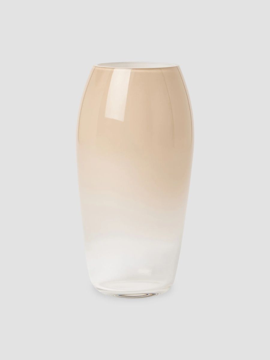 Brunello Cucinelli Nuanced Murano Glass Vase - Brown