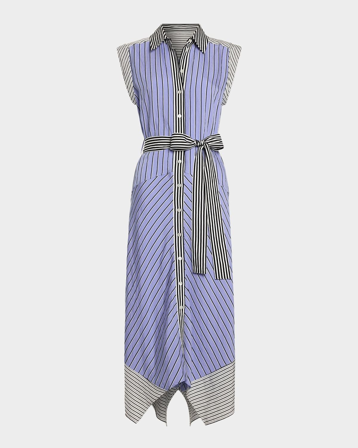 Vivienne Striped Midi Shirtdress