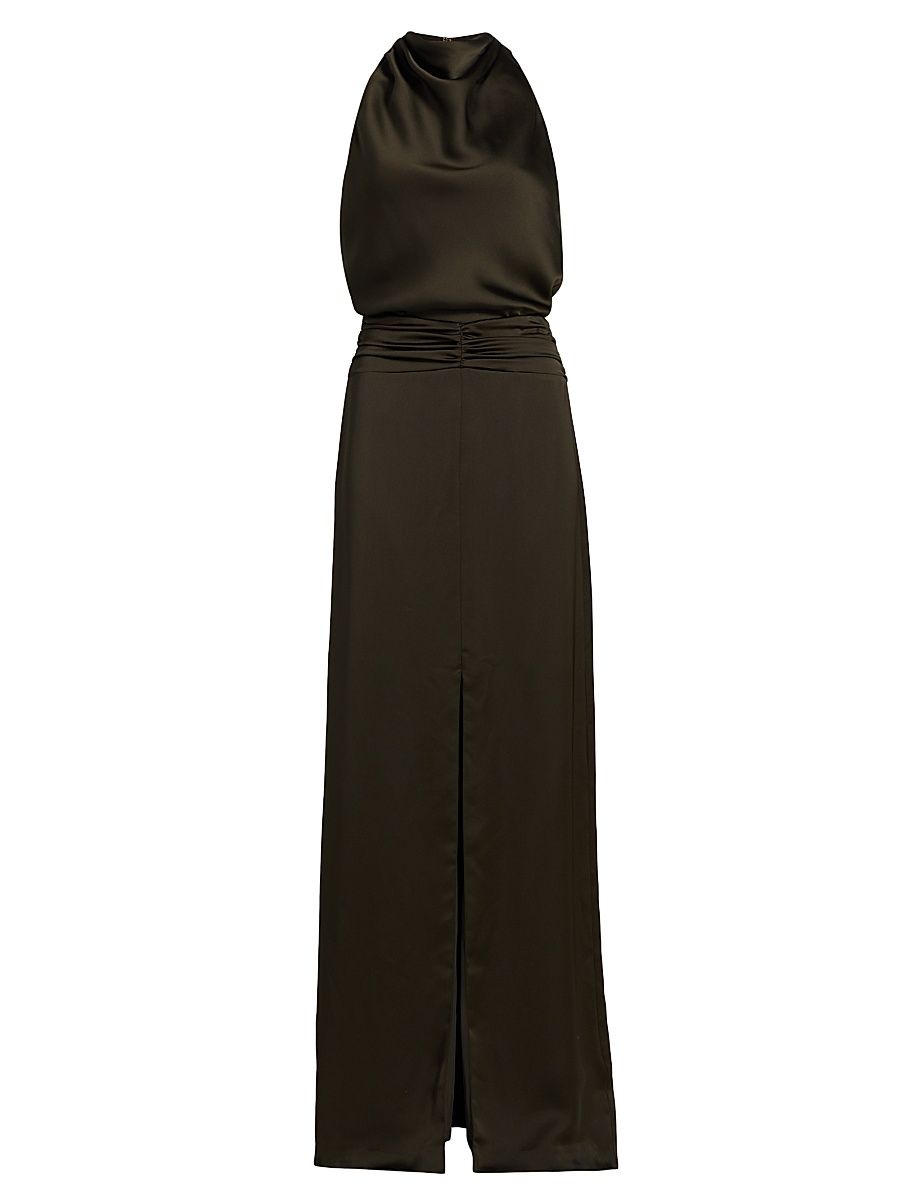 Women's Charmayne Sleeveless Gown - Deep Olive - Size 14