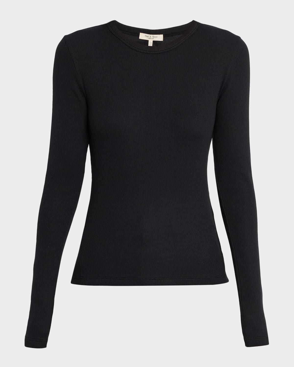 The Essential Ribbed Long-Sleeve Tee