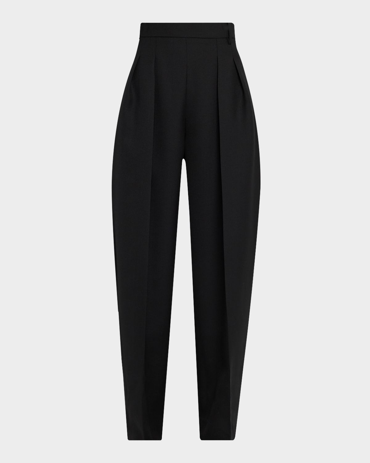 Dugan Pleated Tapered-Leg Ankle Pants