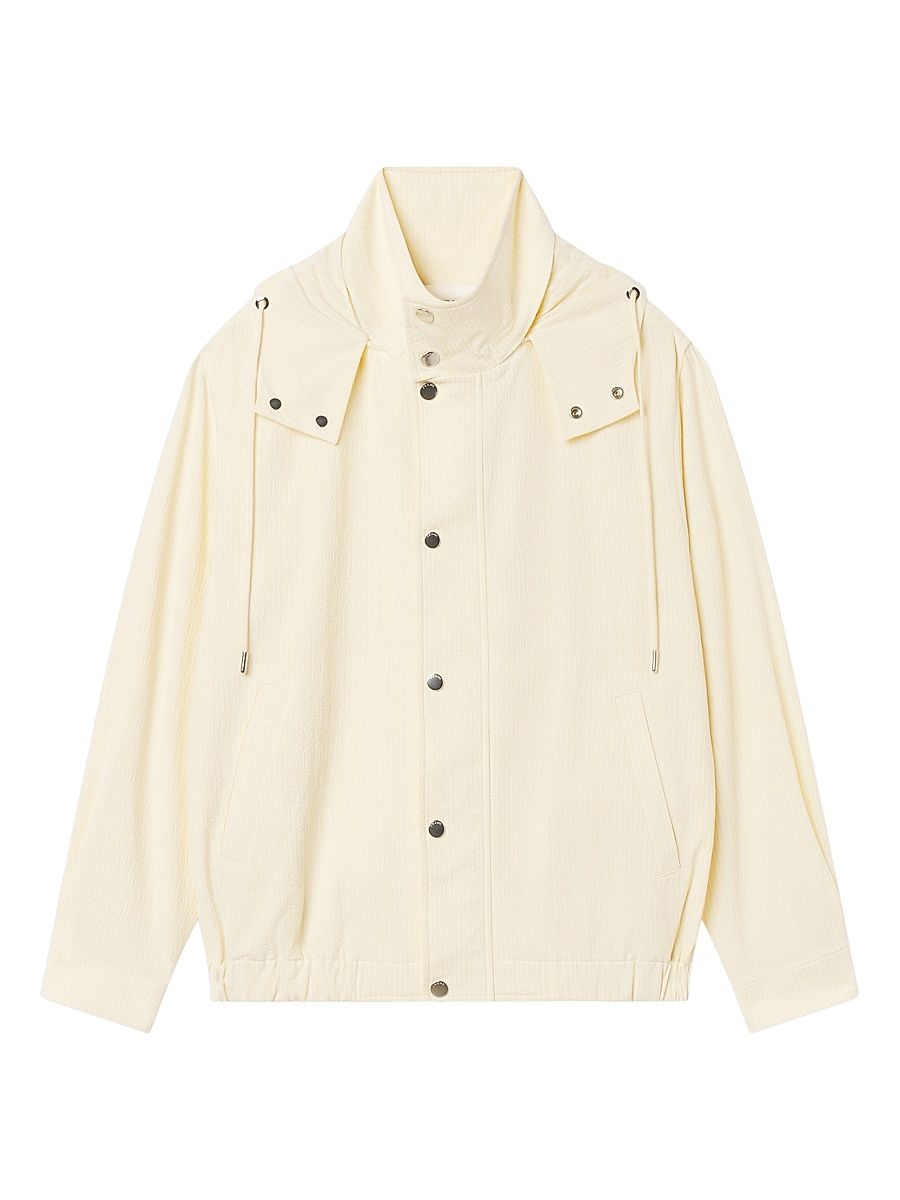 Women's The Seersucker Track Jacket - Lemon Multi - Size XL
