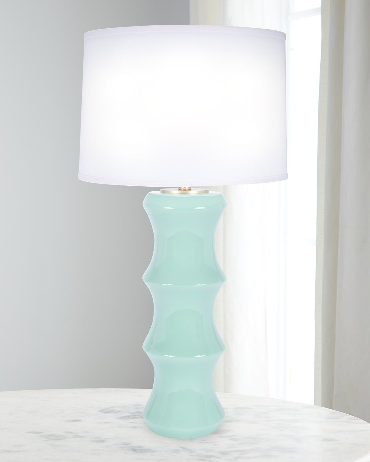 Sawyer Ceramic Celadon Lamp