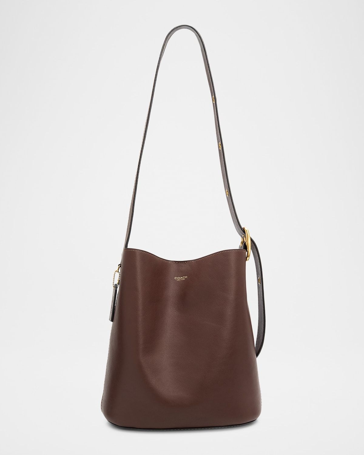 Bleecker Grain Leather Bucket Bag