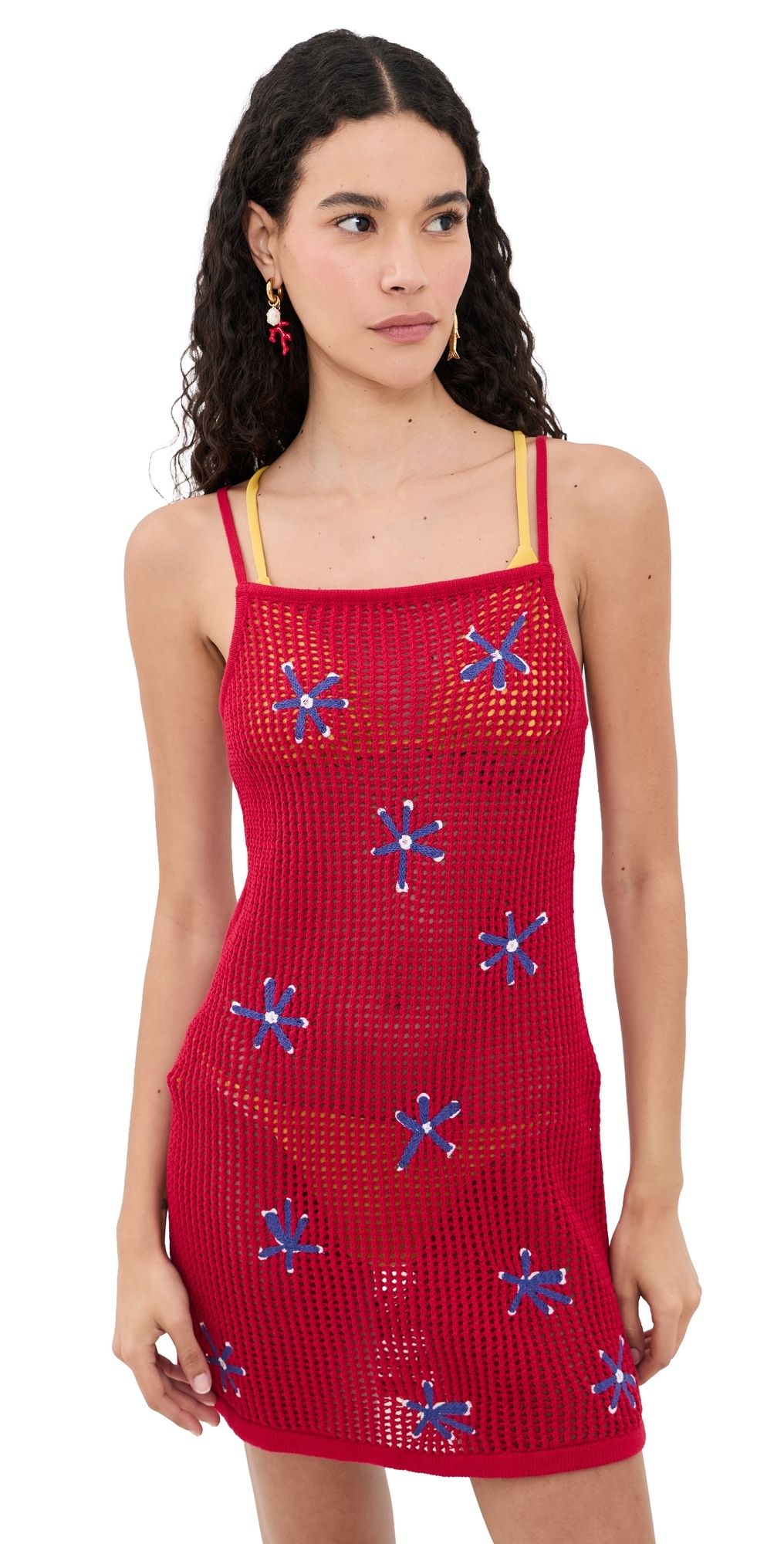 STAUD Rio Dress Painted Foulard S