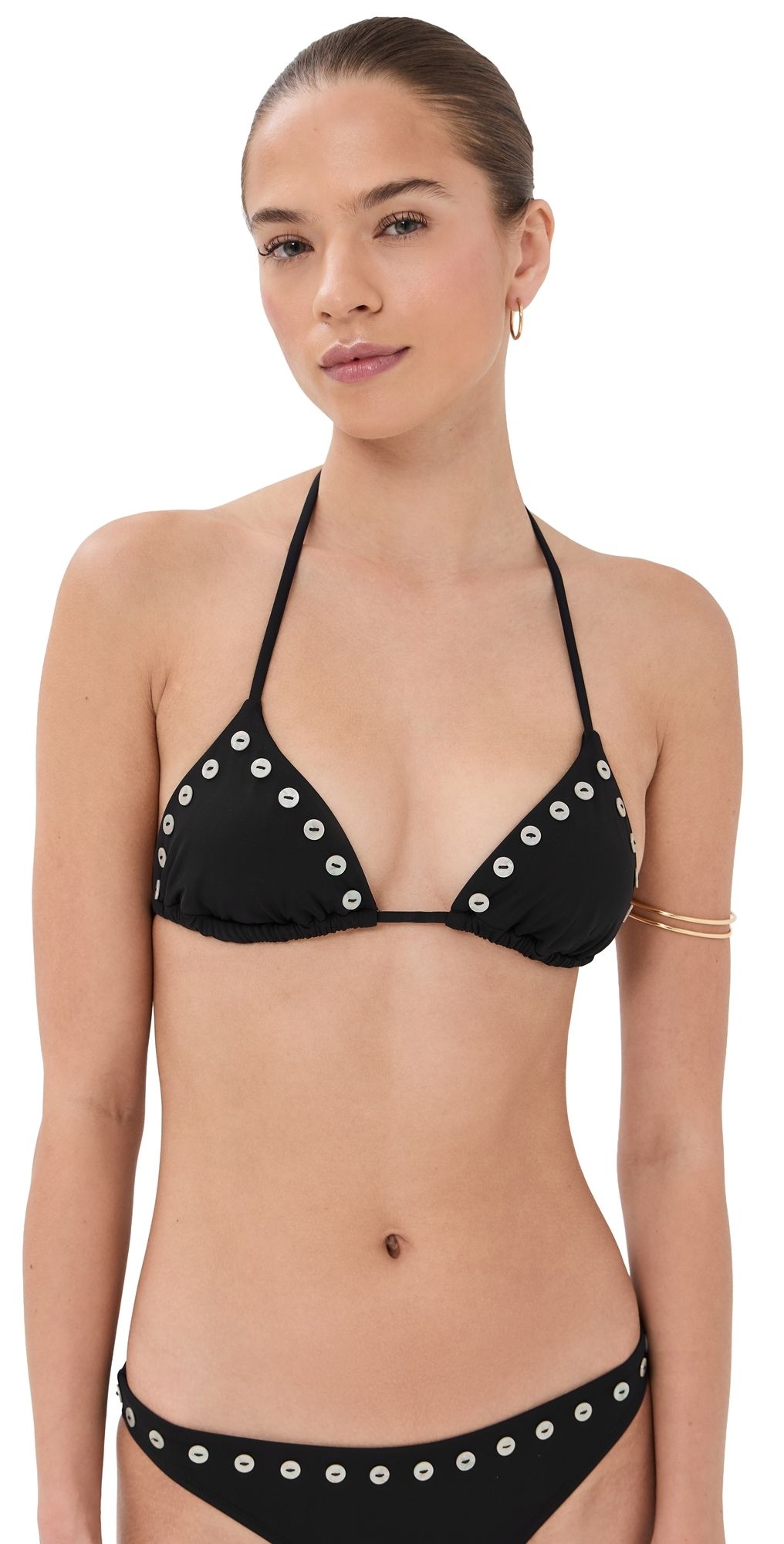 STAUD Lido Bikini Top Black XL
