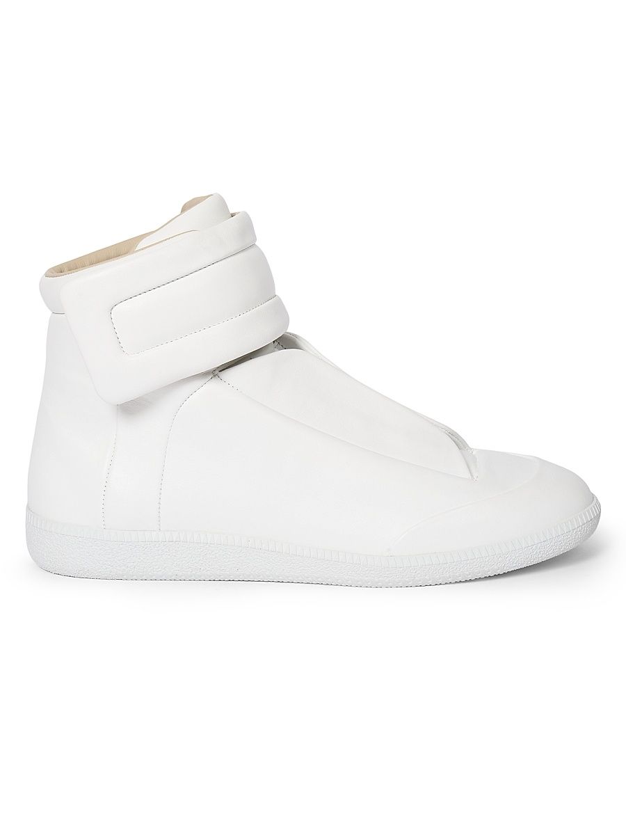 Women's Future Mid-Top Leather Sneakers - White - Size 8.5