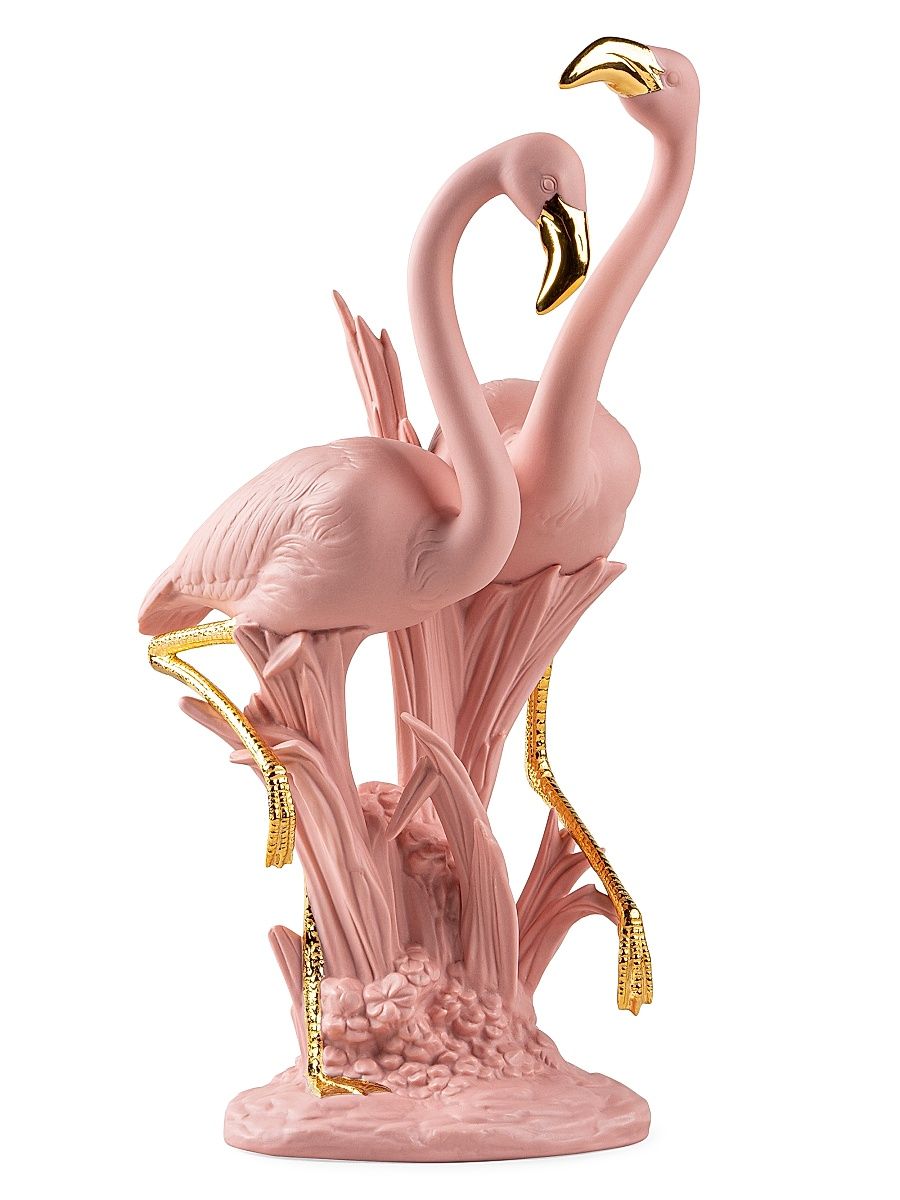 The Flamingos Figurine - Pink