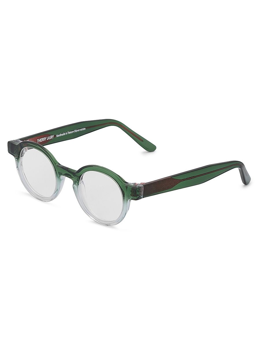 Women's 50MM Round Eyeglasses - Green