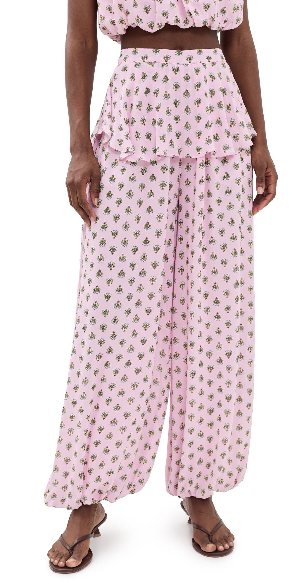 AFRM Graciela Skirt Balloon Pants Crocus Foulard XXS