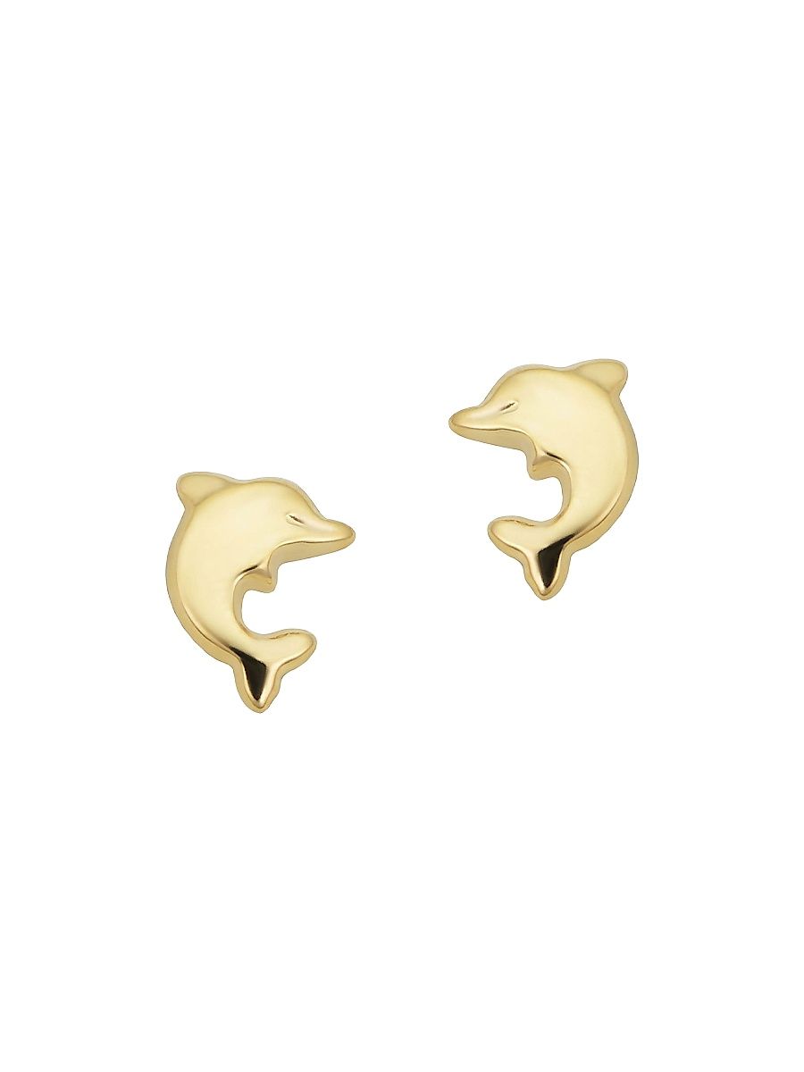 Women's 14K Yellow Gold Make a Splash Studs - Yellow Gold