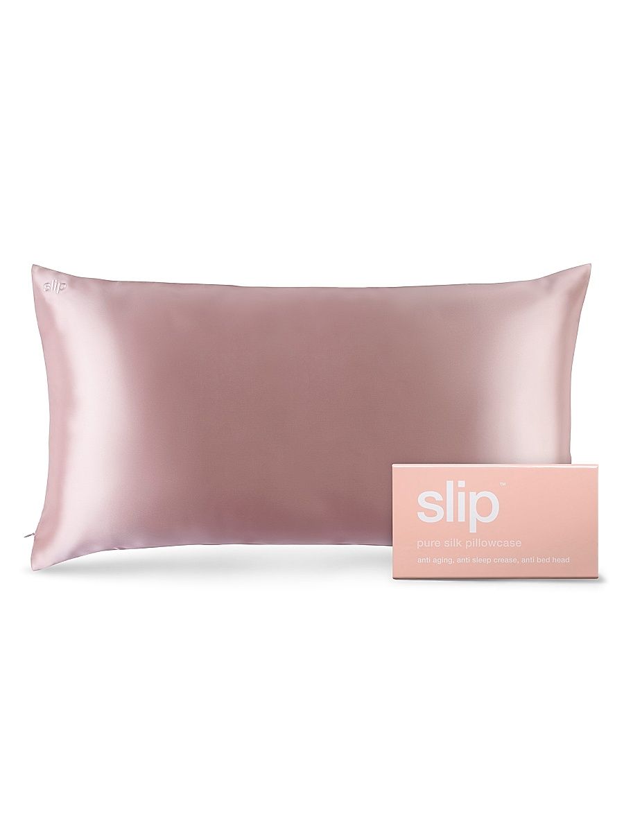 Women's Silk Pillowcase - Pink - Size Queen