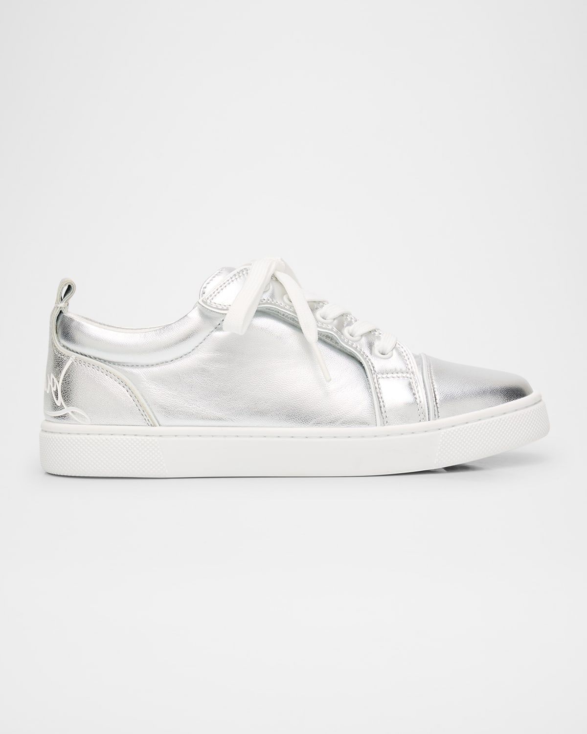 Girl & apos;s Funnyto Low-Top Metallic Leather Sneakers, Toddlers/Kids