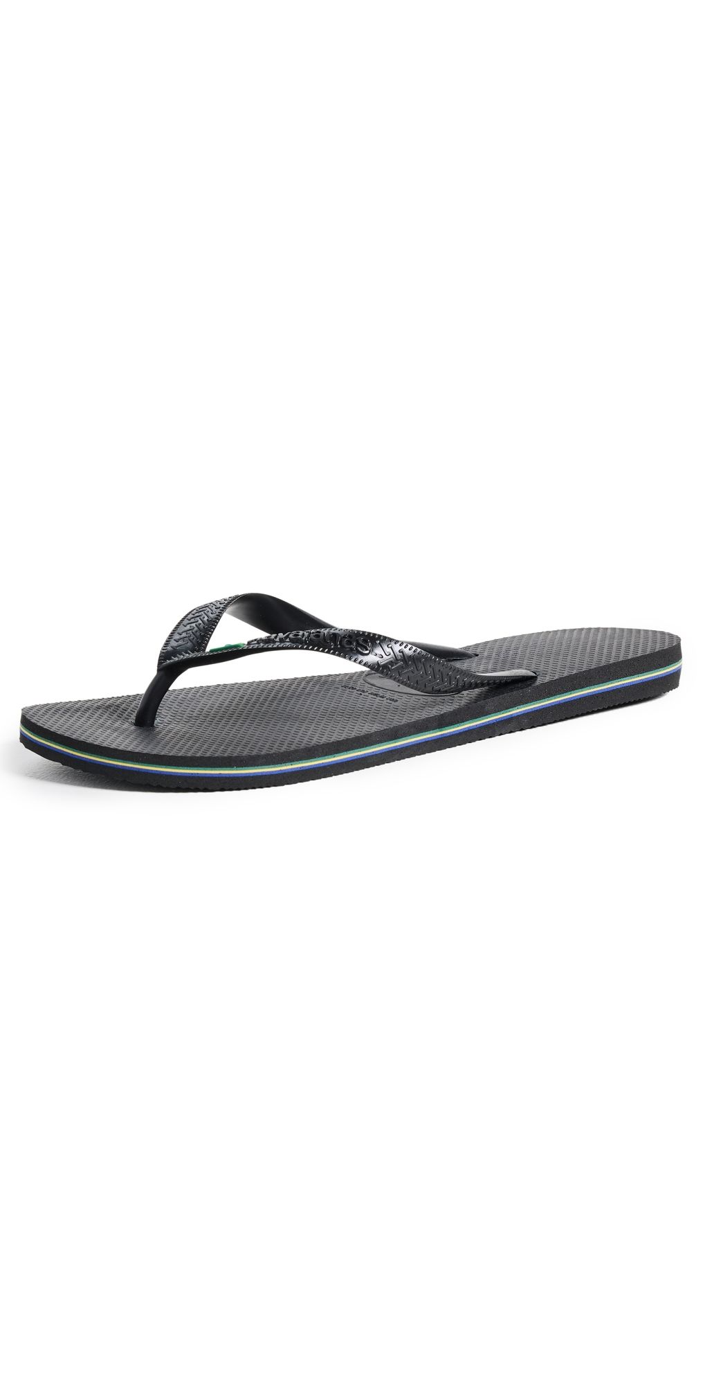 Havaianas Brazil Flip Flops Black M 9/10 / W 11/12