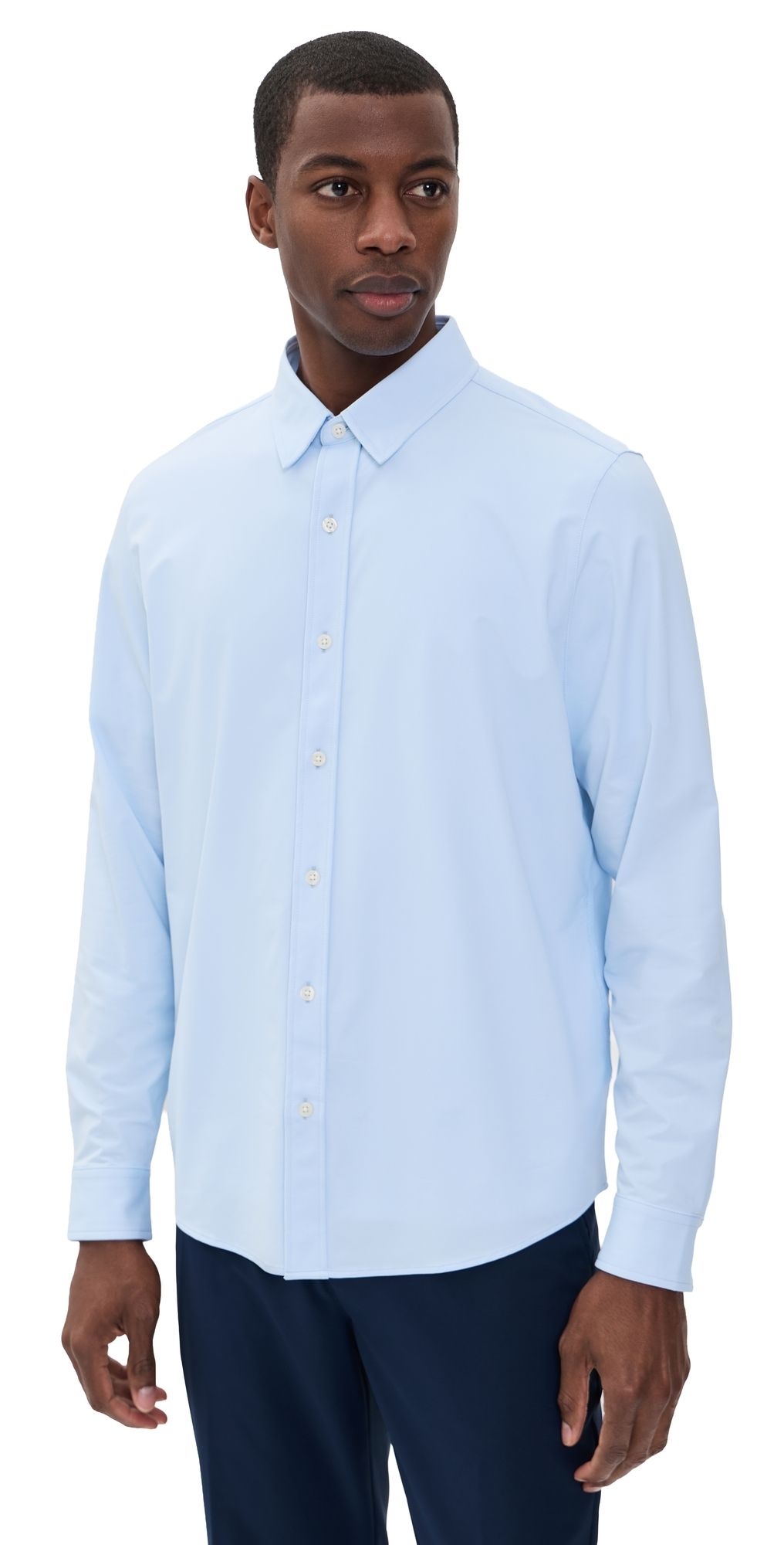 Rhone Classic Fit Commuter Shirt Business Blue M