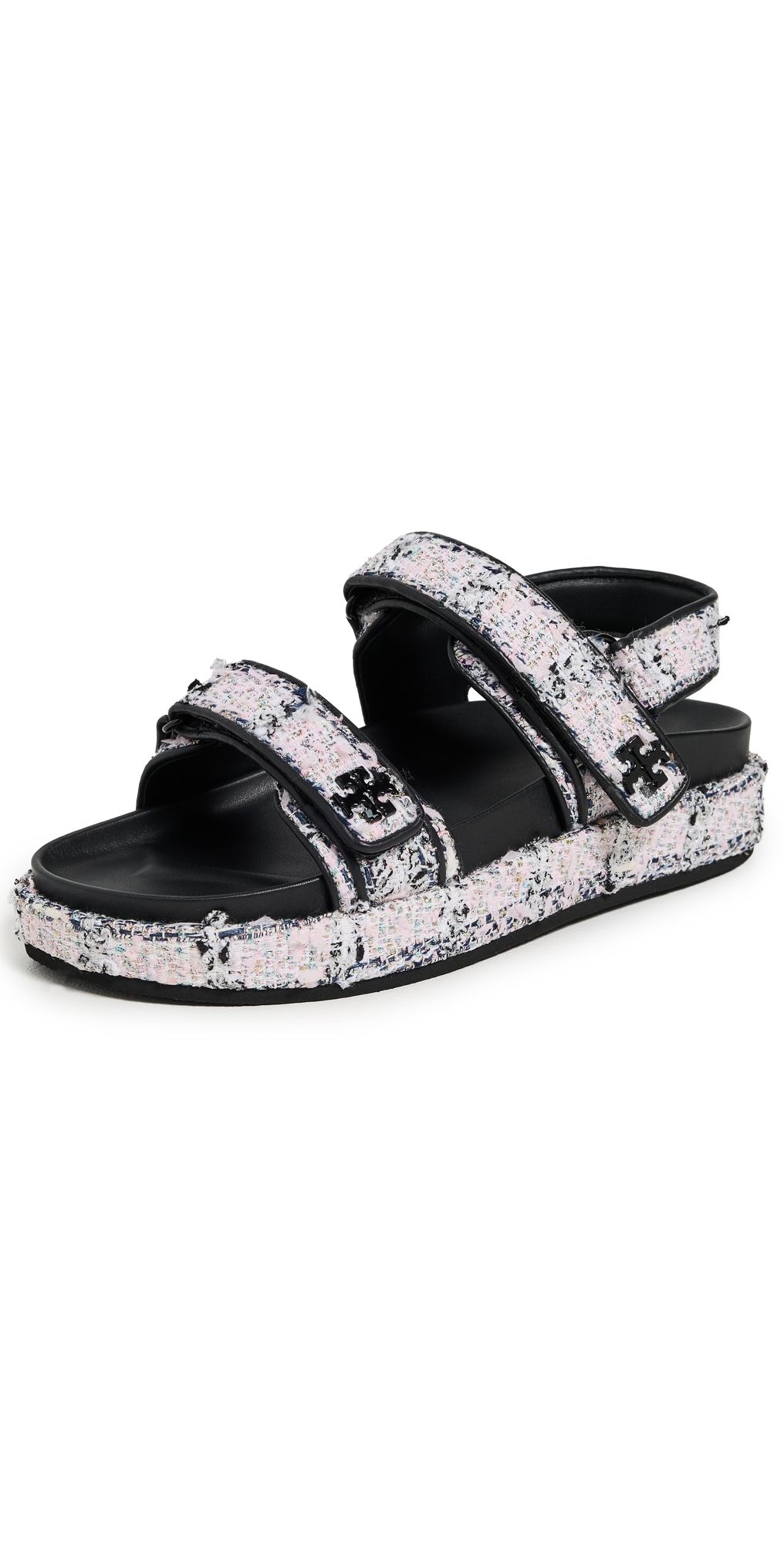 Tory Burch Kira Sport Sandals Pink/Black Multi 10