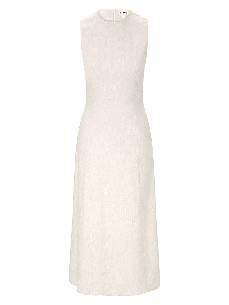 Women's Martine Linen Maxi Dress - Natural - Size 6
