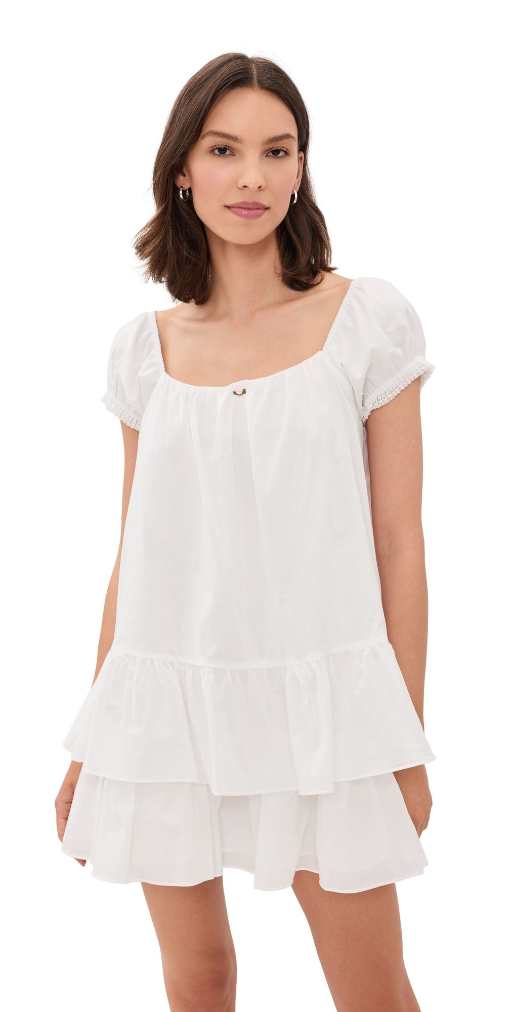 Lisa Says Gah Sabrina Dress White L