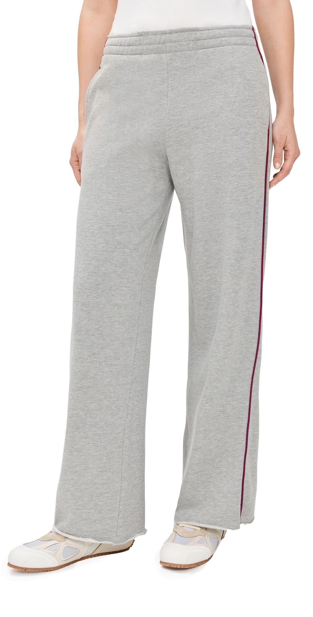 State & Lake Pippa Track Pants Denim/Ivory XS