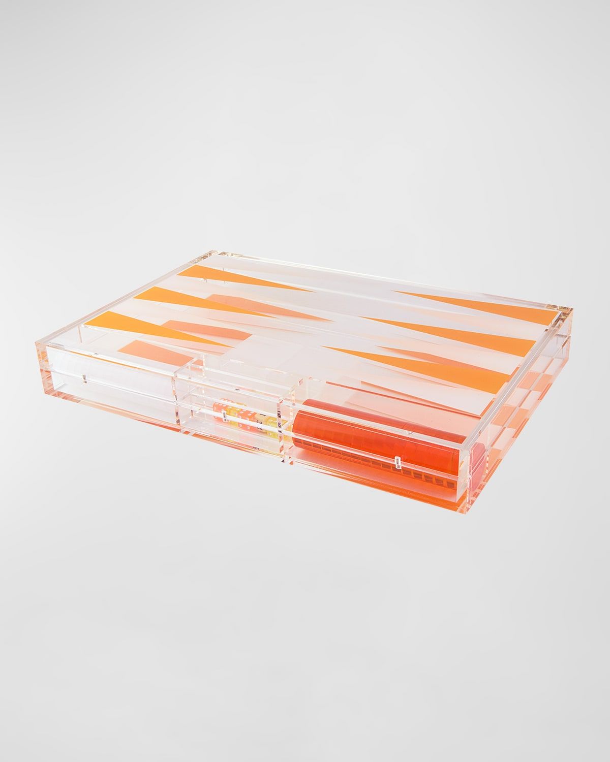 Lucite Backgammon Set