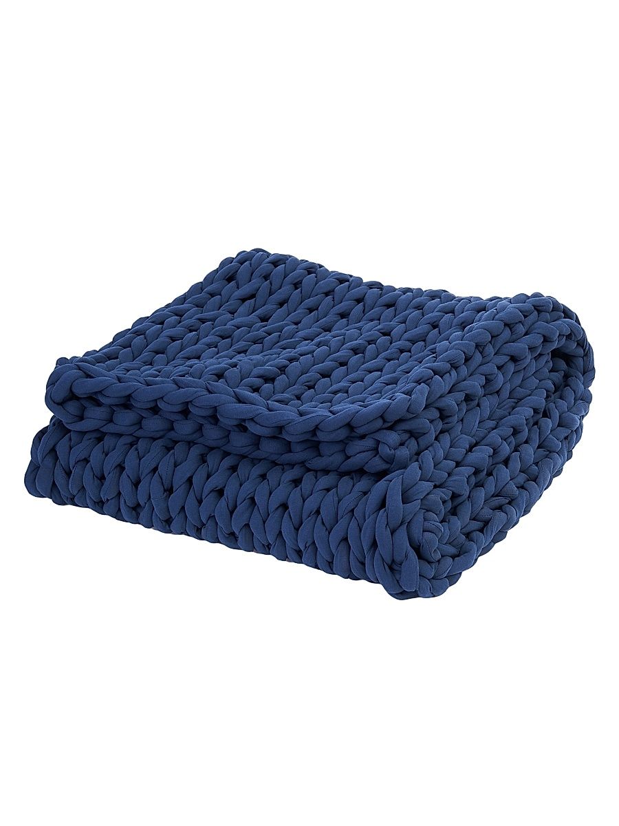 Cotton Napper Weighted Knit Blanket - Driftwood - Size 20
