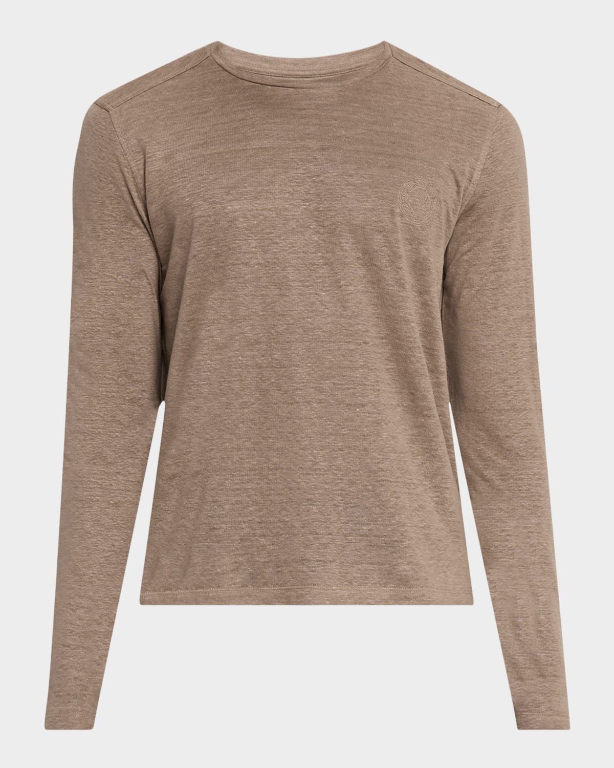 Men & apos;s Linen Long-Sleeve T-Shirt