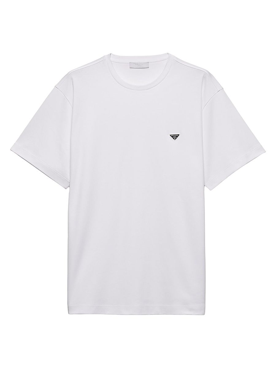 Men's Cotton T-Shirt - White - Size XXS
