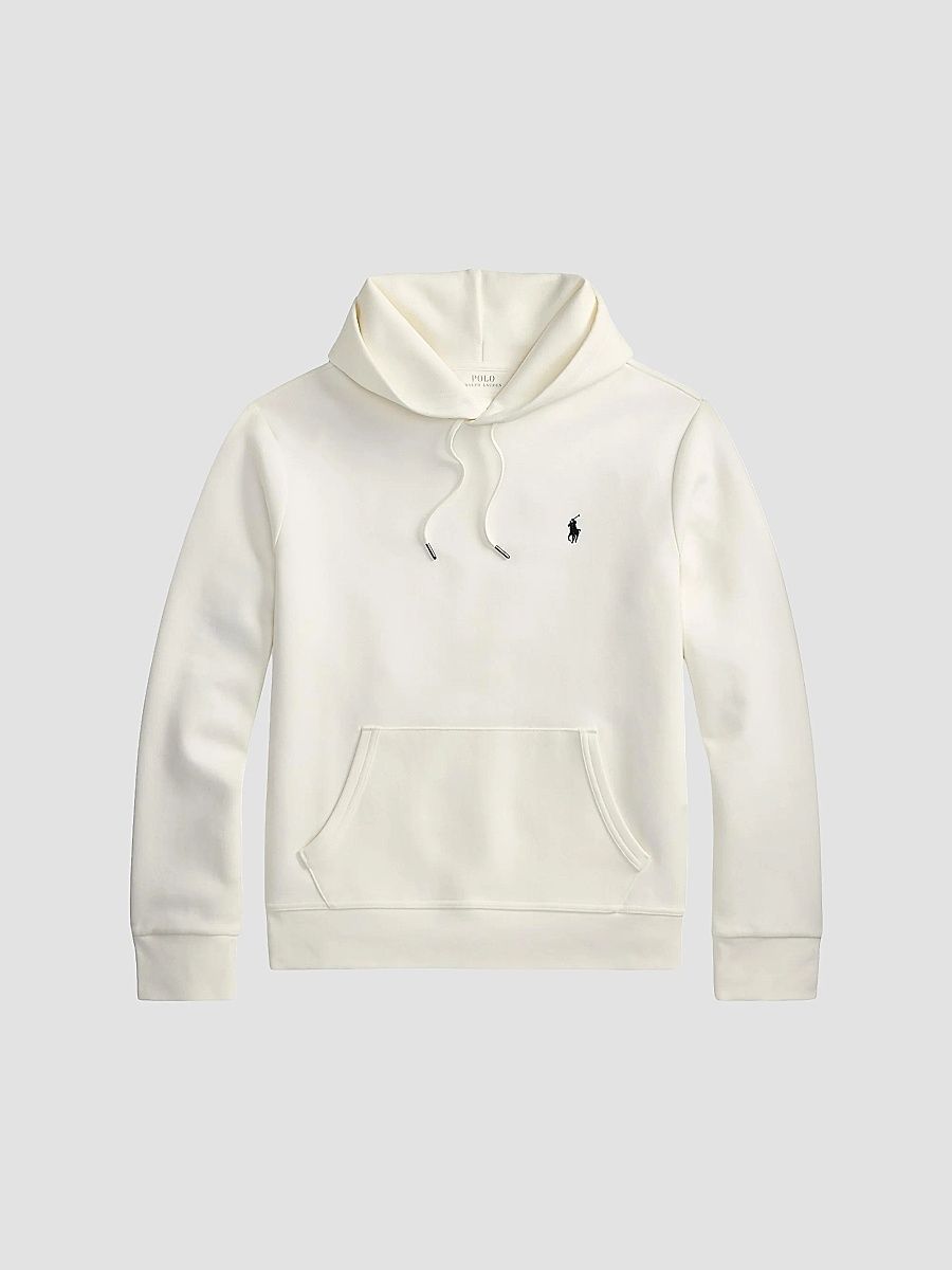 Men's Double-Knit Hoodie - White - Size XXL