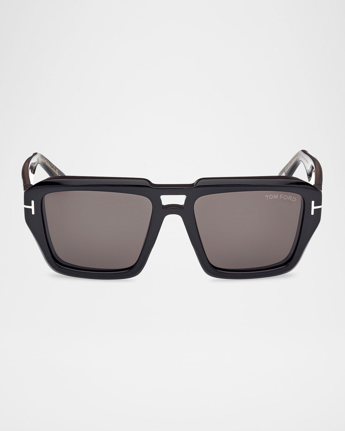 Men & apos;s FT1202M Acetate Rectangle Sunglasses