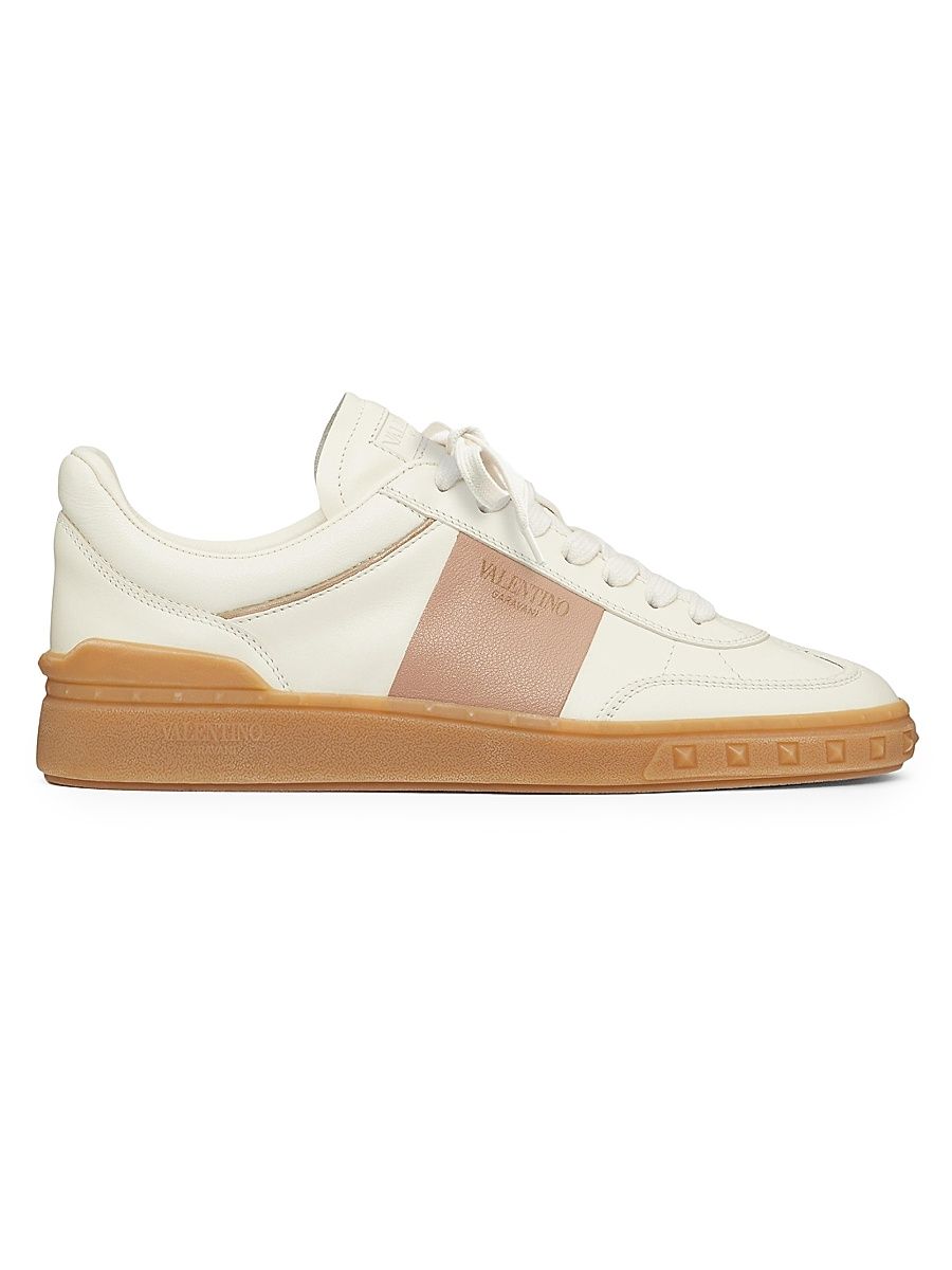 Women's Upvillage Sneakers in Calfskin Leather - Rose Cannelle - Size 8.5