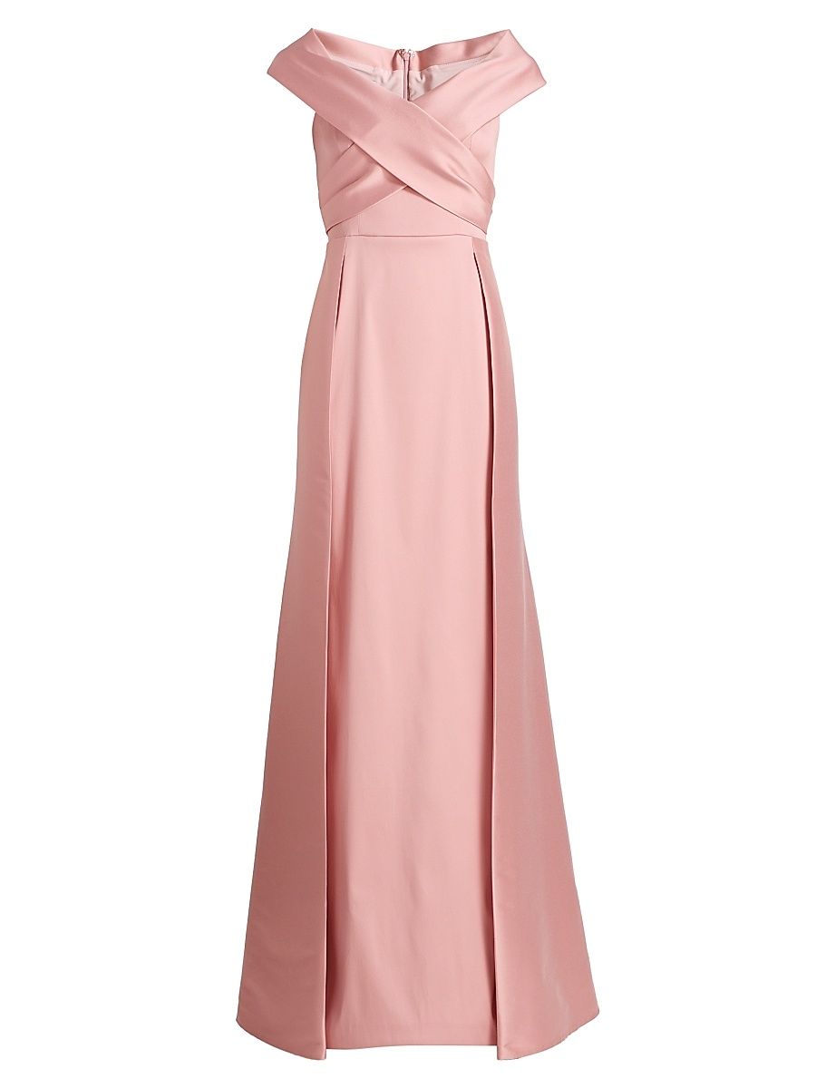 Women's Overskirt Mikado Gown - Pink - Size 18