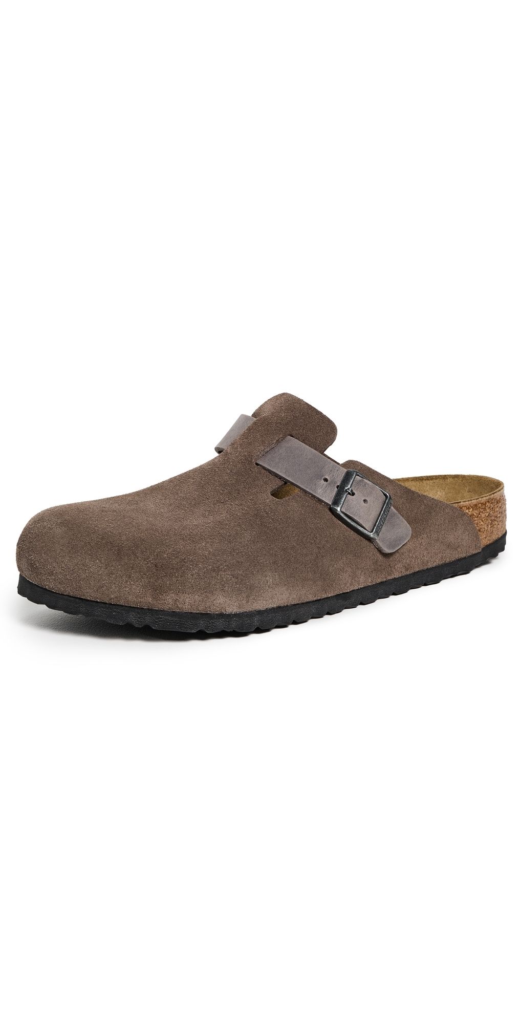 Birkenstock Boston Clogs Concrete Grey/Iron 42