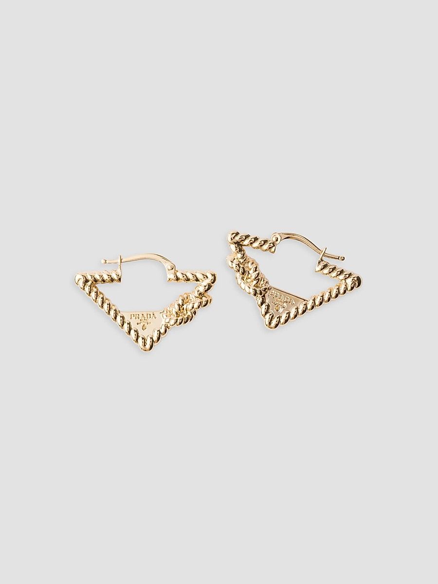 Women's Metal Earrings - Gold
