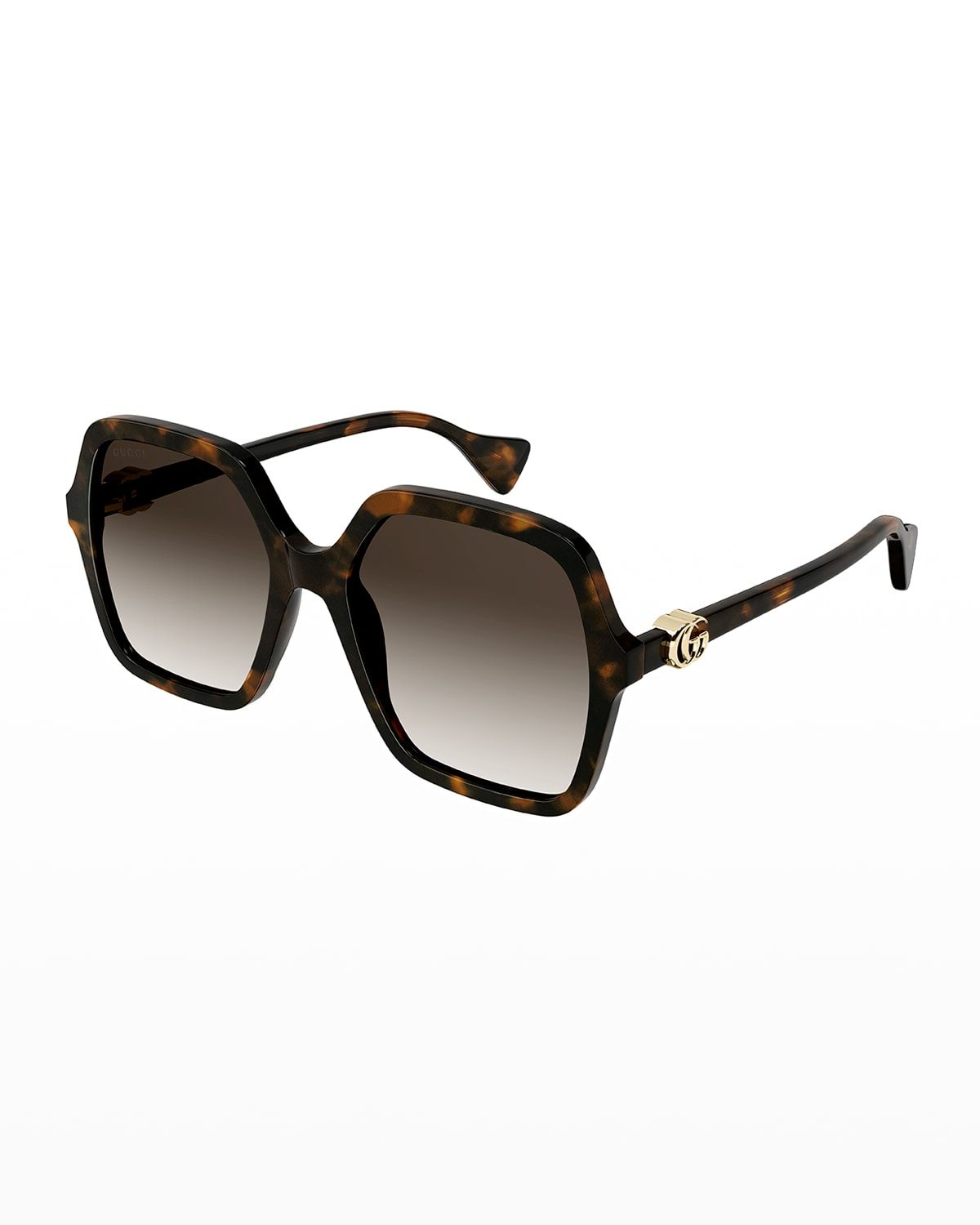 Oversize Rectangle Acetate Sunglasses