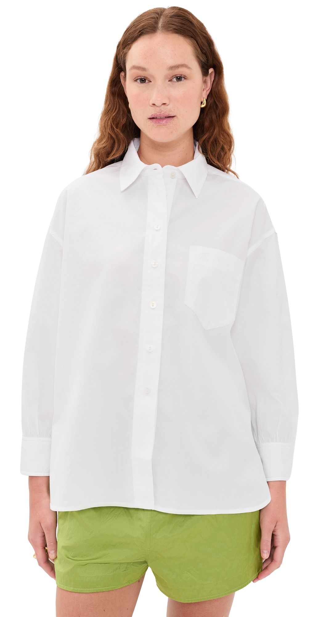 Suzie Kondi Kappa Button-Up Shirt White M