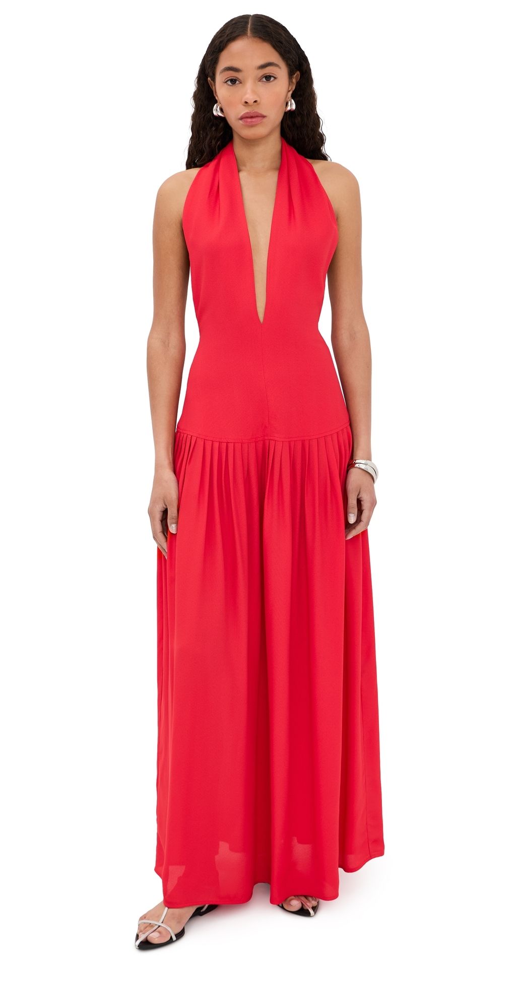 Proenza Schouler Tala Dress Tomato 6