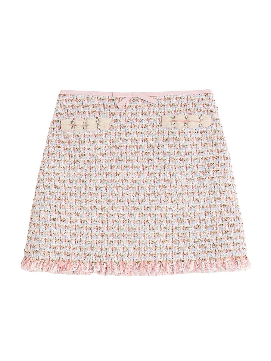 Women's Ribbon Tweed Skirt - Size 8