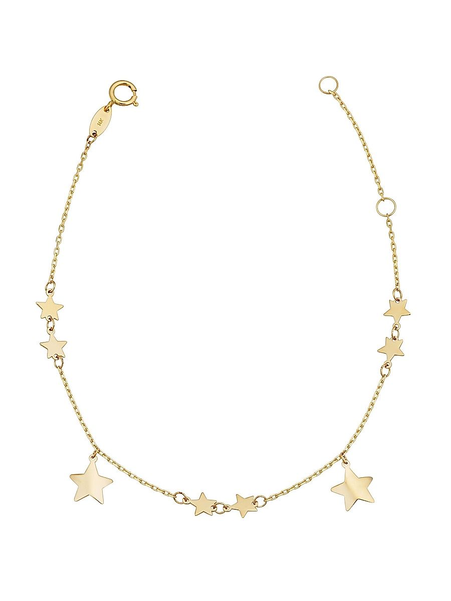 Women's 14K Yellow Gold Street Star Bracelet - Yellow Gold