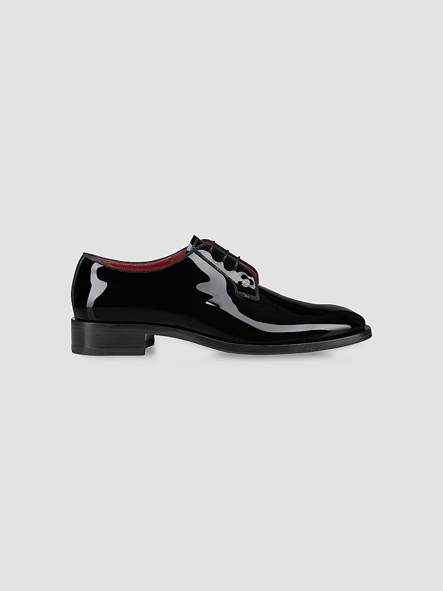 Christian Louboutin Men's Chambeliss Night Strass Dress Shoes - Black - Size 15