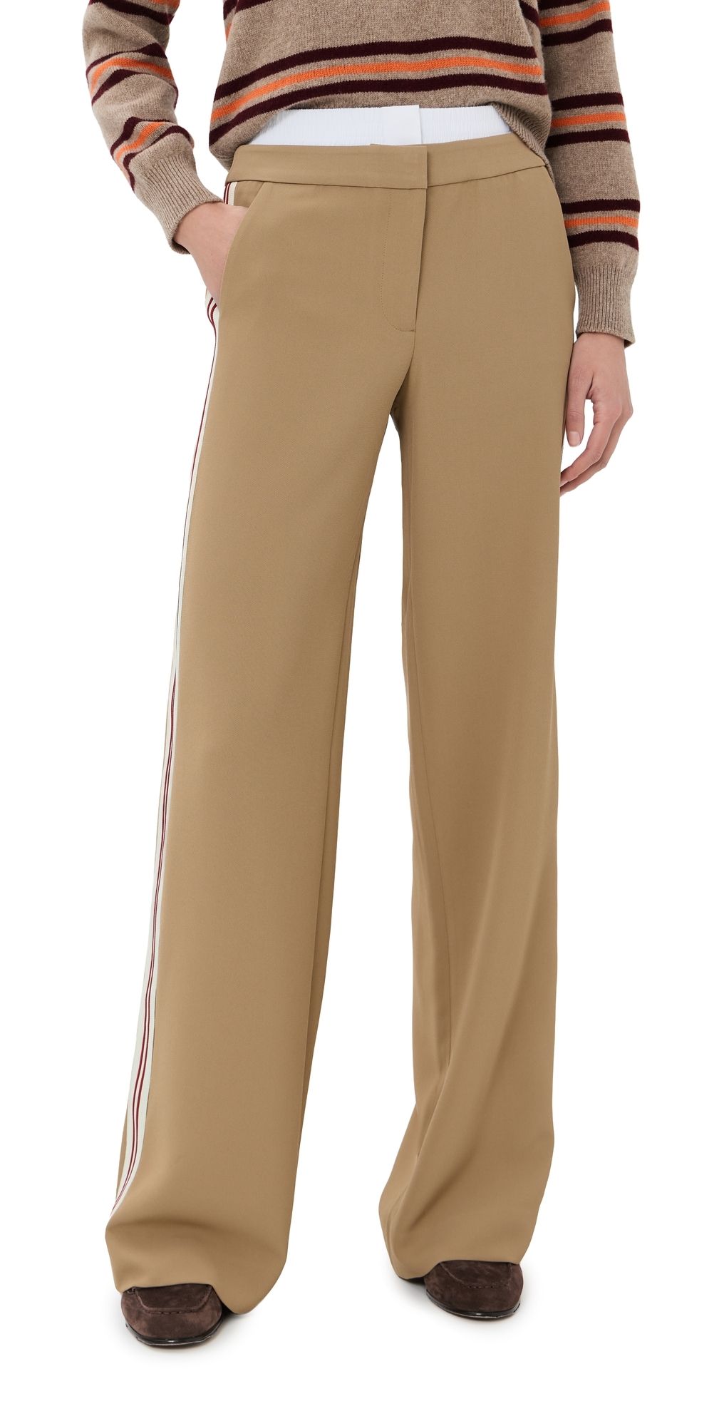 Veronica Beard Eugene Pants Khaki 12